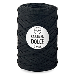 Dolce 5 мм. Чёрный шелк