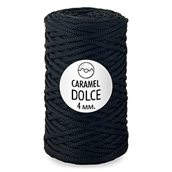 Dolce 4 мм. Чёрный шелк