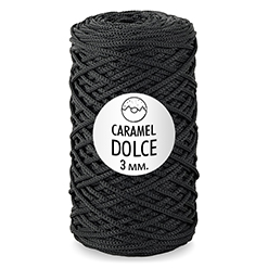 Dolce 3 мм. Чёрный шелк